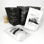 100% recycle biodegradable custom Logo resealable matte black cookies foil mylar  bags stand up pouch for sale