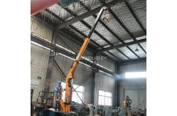 China 0.6t 5m Hydraulic Pedestal Mouted Small Marine Cranes supplier