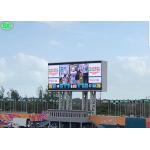 Front Maintenance External Electronic Signs Led Display Stadium P10 8000cd/㎡ Brightness