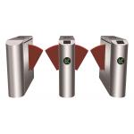 OEM Biometric Recognition Retractable Flap Barrier Turnstile