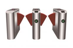 China OEM Biometric Recognition Retractable Flap Barrier Turnstile supplier