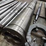 Conical Twin Screw Barrel Nitrided Bimetallic Screw For Extruder Machine for sale