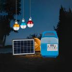 Custom Long Life IP55 5W LED Tent Solar Lights With USB Port for sale