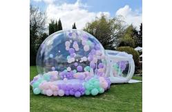 China Transparent Inflatable Bubble Tent Bubble House 5m With Blower supplier