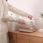 Lidless Transparent Plastic Storage Containers
