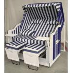 Contemporary Roofed Wicker Beach Chair & Strandkorb For Hotel Garden / Pool for sale