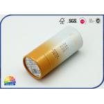 Cosmetic Paper Tube Packaging With Flocking EVA Foam Round Gift Box for sale