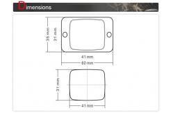 China 12 - 24 V Landing Elevator Push Button by Stainless Steel with Screw supplier
