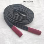 Sports Clothing Custom Drawstring Cord With Silicone Ends for sale