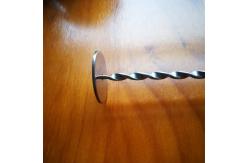China Long Handle Made Custom Bar Spoon Metal Cocktail Twisted Mixing Spoon supplier