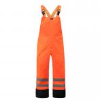 Hi Vis Water proof anti-statics Rain Bib Pants, EN343 rain proof Fire Resistant Bib trousers for sale