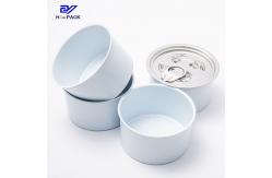 China Round Shape Tobacco Tin D73x44mm 180ml Silver Cigarette Tin supplier