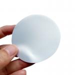 Waterproof PVC Adhesive Barcode Stickers Polyester Blank Label Roll For Printed Thermal Transfer for sale