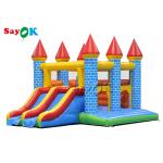 Children'S Playground Colorful Inflatable Bounce House With Slide 5m 16.40ft for sale