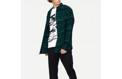 China New Collection Long Sleeve Plaid Oversozed Shirts for Men supplier
