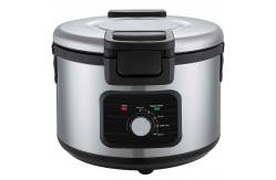 China 16L Panel Rice Cooker Wood Grain Shell Mechanical Knob Control supplier