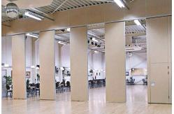 China Top Hanging System Movable Soundproof Partition Wall / Sliding Folding Partitions supplier