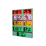 10 INCH OUTSIDE DIGITAL GAS PRICE SIGNS ALUMINIUM FRAME for sale