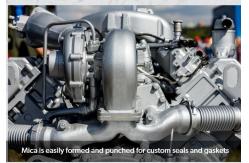 China Custom Mica Parts For Automotive Starter Motor , Mica Seals And Gaskets supplier