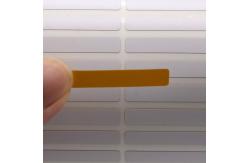 China 38mmx6mm 1mil  White Matte High Temperature Resistant Polyimide Sticker supplier