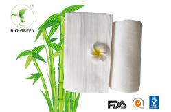 China Customized Size Bamboo Flushable Liners , Soft Bamboo Baby Cloth Diapers supplier