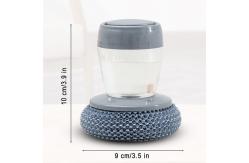 China Stainless Steel Sponges Wool Scrubbers With Soap Dispenser supplier