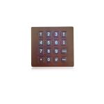 IP65 Numeric Keypad Top Panel Mount Backlit USB Red Or Blue 16 Keys for sale