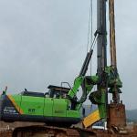 Hydraulic System Piling Rotary Rig High Performance KR125A Drilling