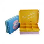 Recyclable Corrugated Custom Paper Packaging Box Food Grade Deboss ISO for sale