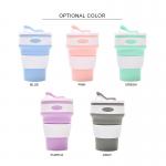 Eco Portable Silicone Reusable Folding Coffee Cup