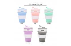 China Eco Portable Silicone Reusable Folding Coffee Cup supplier