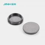 Diameter 11.5mm Black Screw Caps Cabinet Fittings For Flat Packed Furniture for sale