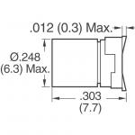 EEE-1EA101XP SMD Ferrite Bead Aluminum Electrolytic Capacitors
