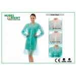 Disposable PP/SMS/MP/Tyvek Non Woven Lab Coat for Hospital Nursing with Velcro for sale