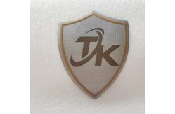 China Eco Friendly Material Custom Embossed 3D TPU Patch For Garment supplier