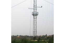 China Wire Supporting 4 Legged Tubular Iron Guyed Wire Tower supplier