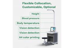 China Touch Screen Terminal Fast Health Check Kiosk With Print Receipt supplier