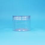 Food Grade Transparent PET Plastic Dry Food Candy Nut Gift Jars Screw Flat Lids for sale