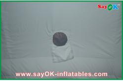 China Printing Logo Black Inflatable Projection Tent For Education Class supplier