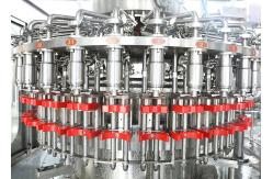 China Monoblock Engery Drink Hot Liquid Fill Bottling Machine PLC Control supplier
