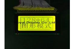 China Blue White Serial Graphic Lcd , 128 X 64 Graphic Lcd Display T6963C Controller supplier