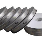 Cheap Satin Ribbon With Hot Stamped Gold Logo – Affordable Custom Ribbon factory for sale