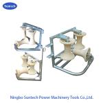 10 KN Corner Cable Roller Three Sheave Corner Ground Roller Stringing Tools for sale