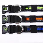 Customization Reflective Dog Head Collar Polyester Luxurious Outdoor Cat Collar
