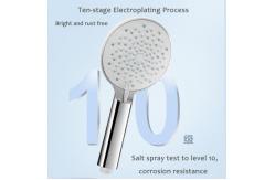 China Three Function Bath Shower Mixer Set Copper Alloy Adjustable Descaling Shower Set supplier