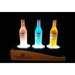 30mm Advertising Led Bottle Shelf Acrylic Liquor Bottle Display Shelves for sale