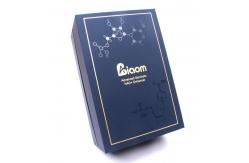 China Custom Paperboard Packaging Box With Glossy UV And Golden Foil Logo supplier