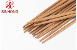 China Carbonized 24cm Square Disposable Bamboo Chopsticks supplier