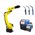 High Speed FANUC Welding Robot Arm With MIG MEG Welder, Industrial Welding Robot