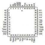 Integrated Circuit Chip 32K x 9 Bit BurstRAM Synchronous Static RAM  MCM62486BFN14 MOTOROLA PLCC44 for sale